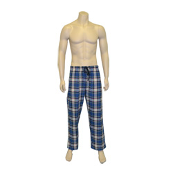 Burgundy Check Flannel Pant