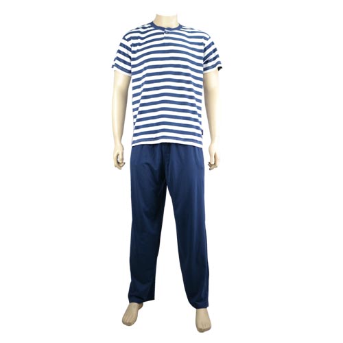 Navy Stripe Sleep Set