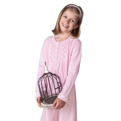 Embroidered Pink Spot Nightie