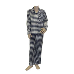 Blue Ink Check Pjs