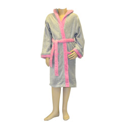 Luna Pink Hooded Robe
