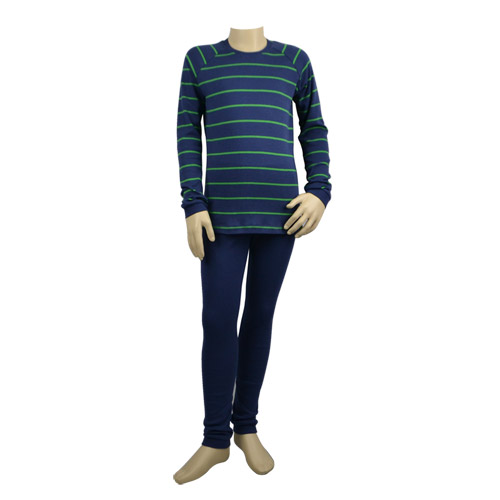 Green Striped Top Pjs