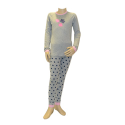 Grey Autumn Leaves Pjs