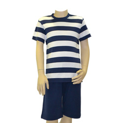 Navy Stripe Pj Set