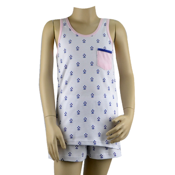 Pink Daisy Tank Set