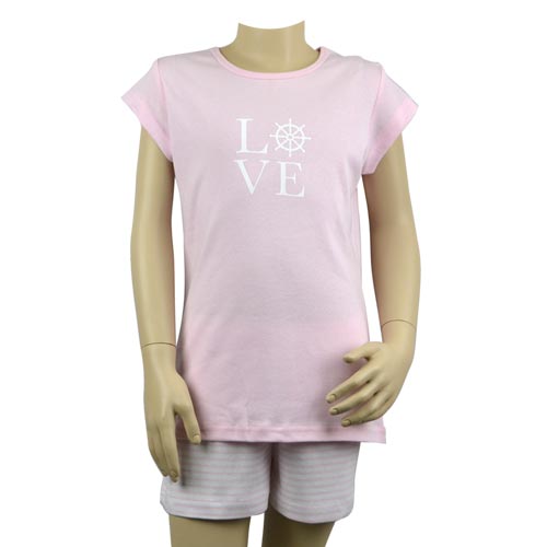 Pink L-O-V-E Pjs