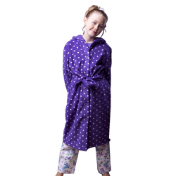 Purple Spot Robe