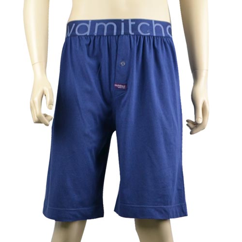 Blue Knit Sleep Shorts