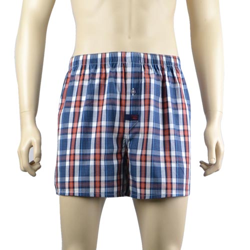 Ink Blue Check Boxers