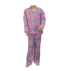 Pink Fairisle Flannel Pjs