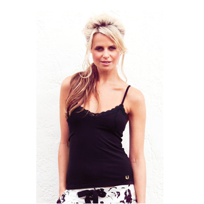 Sweetheart Cami Black