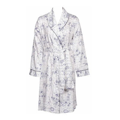 Botanical Print Robe [ML13910] - $59.95 | Pyjamas.com.au