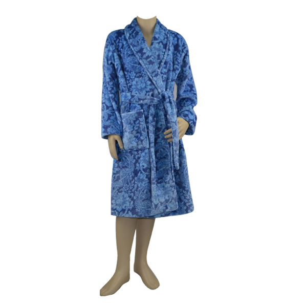 China Blue Print Robe