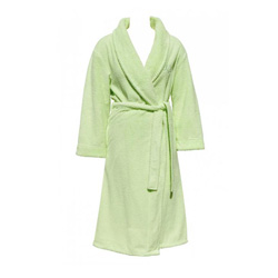 Lime Fleece Robe