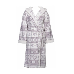 Snowflake Hooded Robe