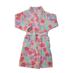 Heart Print Robe