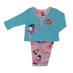 Oriental Girl Long Tee Pjs