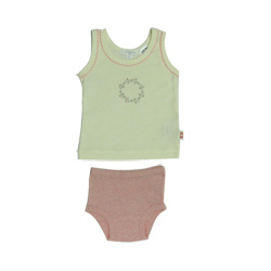 Circle of Flowers Singlet Set