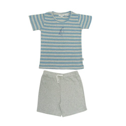 Penguin Striped Top Pjs