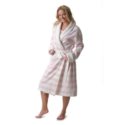Pink Stripe Robe