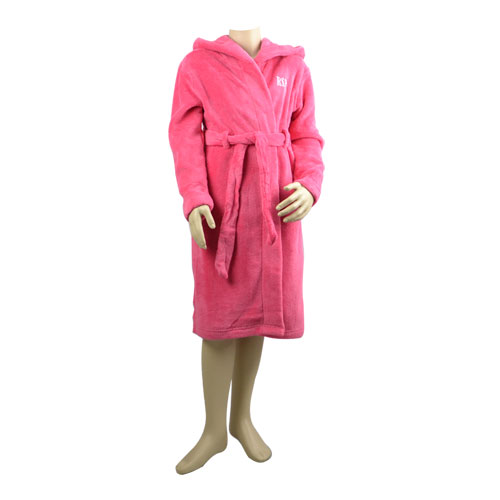 Hot Pink Hooded Robe