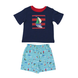 Sail Boats Summer Pj Set