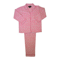 Bow Print Flannel Pjs